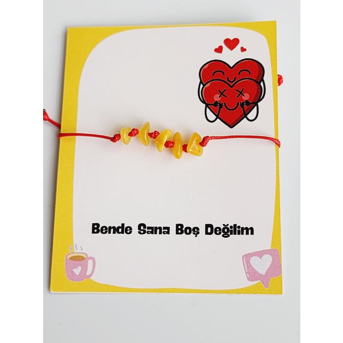 Bende Sana Boş Değilim Kehribar Bileklik Asansörlü