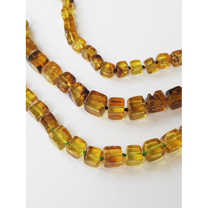 Caribbean Kehribar Kübik Model Yetişkin Bileklik 11 gr 18 cm