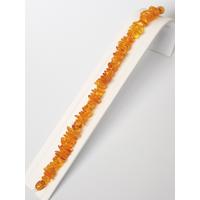 Damla Kehribar 18 cm Bileklik Karamel Renk
