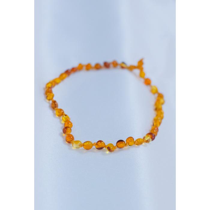 Damla Kehribar Halhal 25 cm Karamel Parlak Ayarlanabilir Tasarım