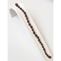 Kehribar Yetişkin Bileklik Mat Kahve 18 cm Sertifikalı