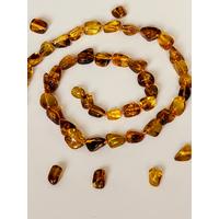 Serbest Naturel Kesim Orijinal Kehribar 50 cm Yetişkin Kolye
