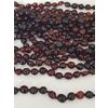 Damla Kehribar Vişne Renk Anne Baba Yetişkin Kolye - Bileklik Set Unisex